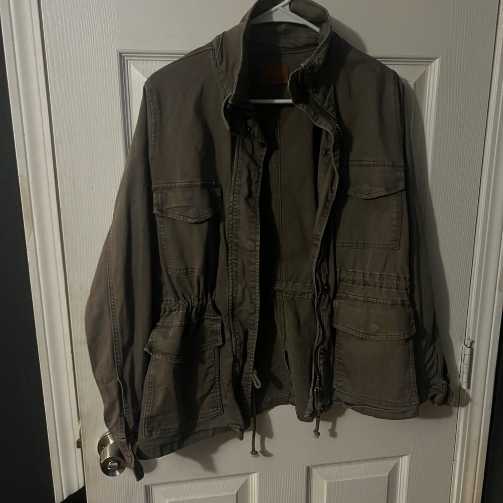 Judy Blue Olive Utility Jacket